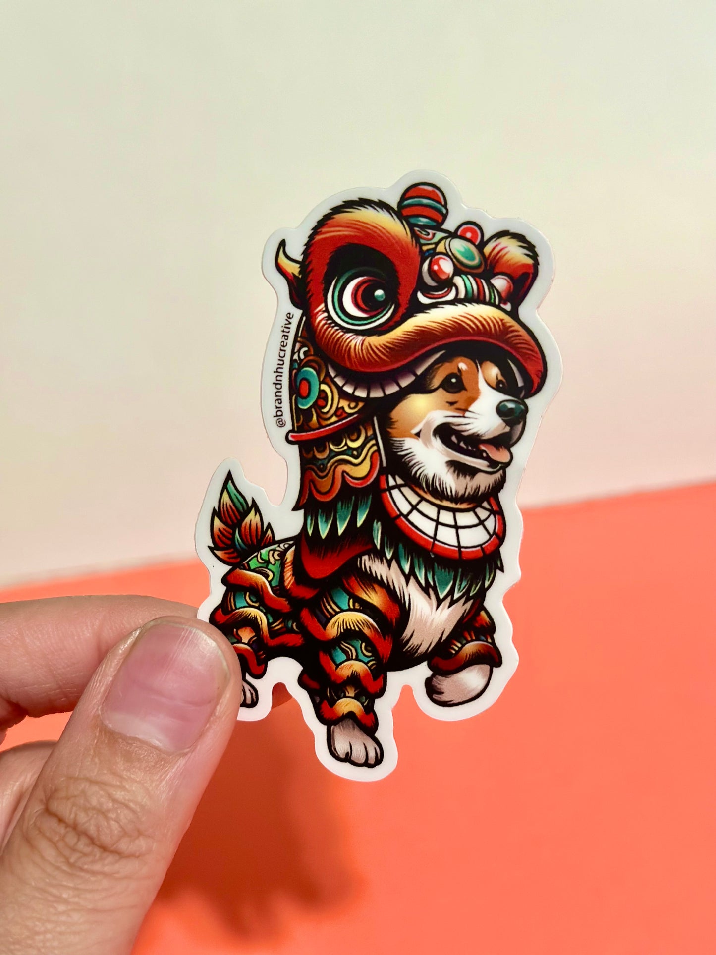 Corgi Lion Dancer