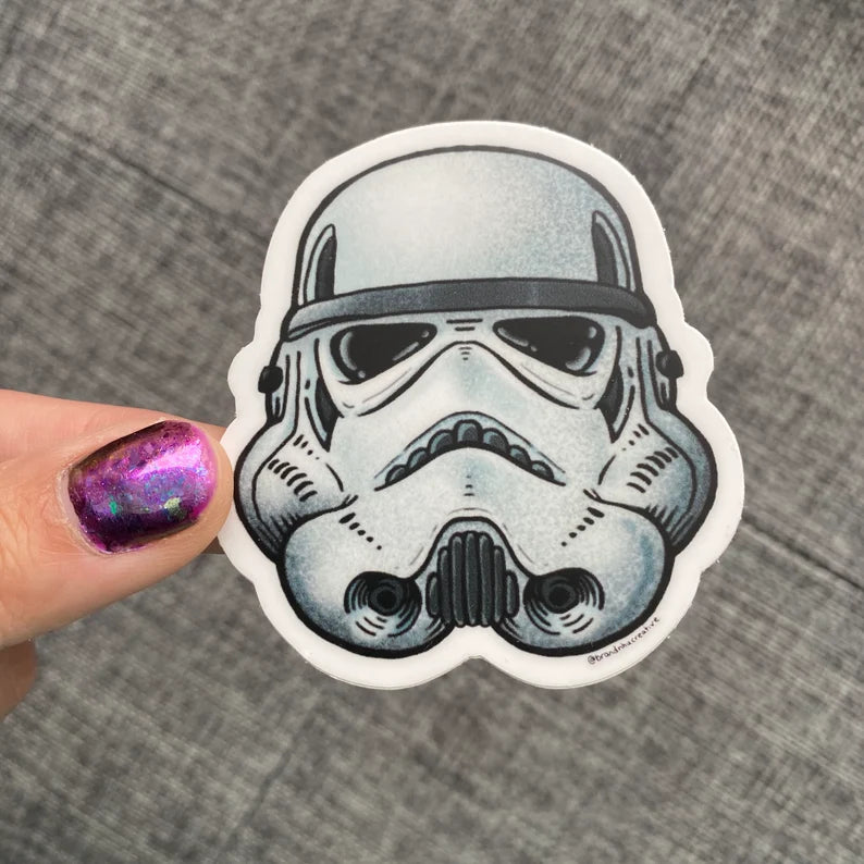 Stormtrooper Illustration Sticker