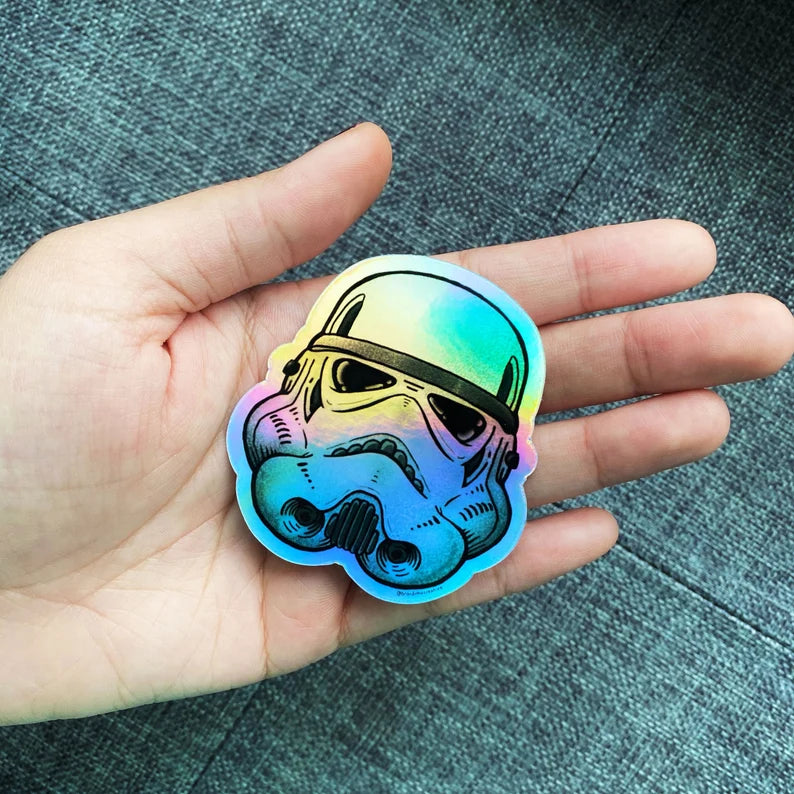 Stormtrooper Illustration Sticker
