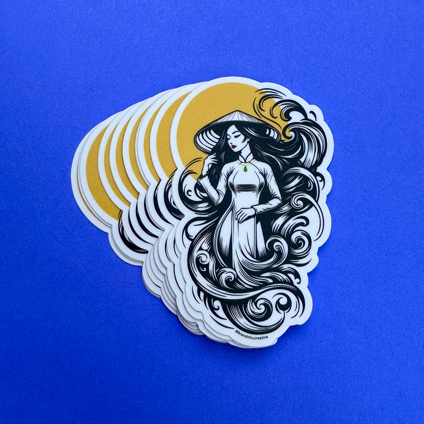 Goddess of the Moon Sticker