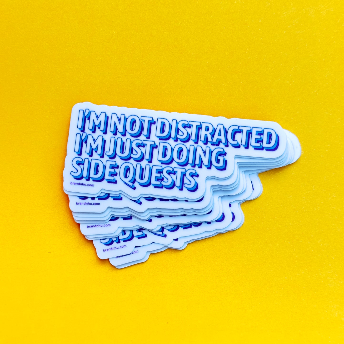Distracted Side Quests ADHD Sticker