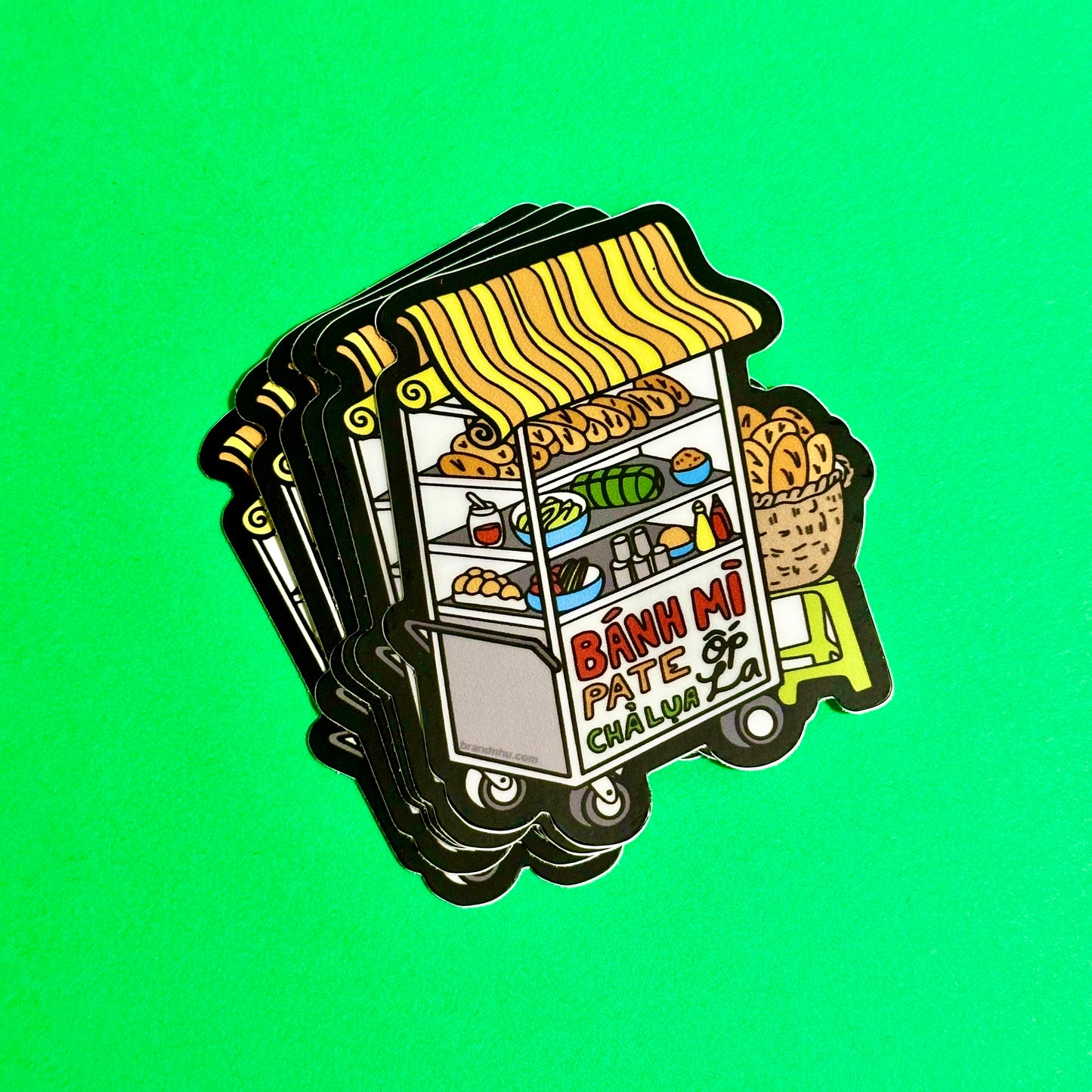Banh Mì Street Cart Sticker