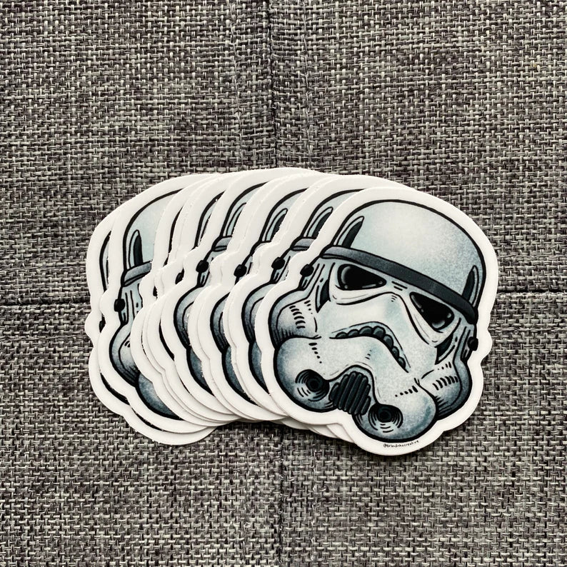 Stormtrooper Illustration Sticker