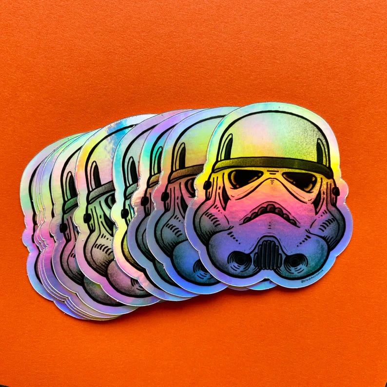 Stormtrooper Illustration Sticker