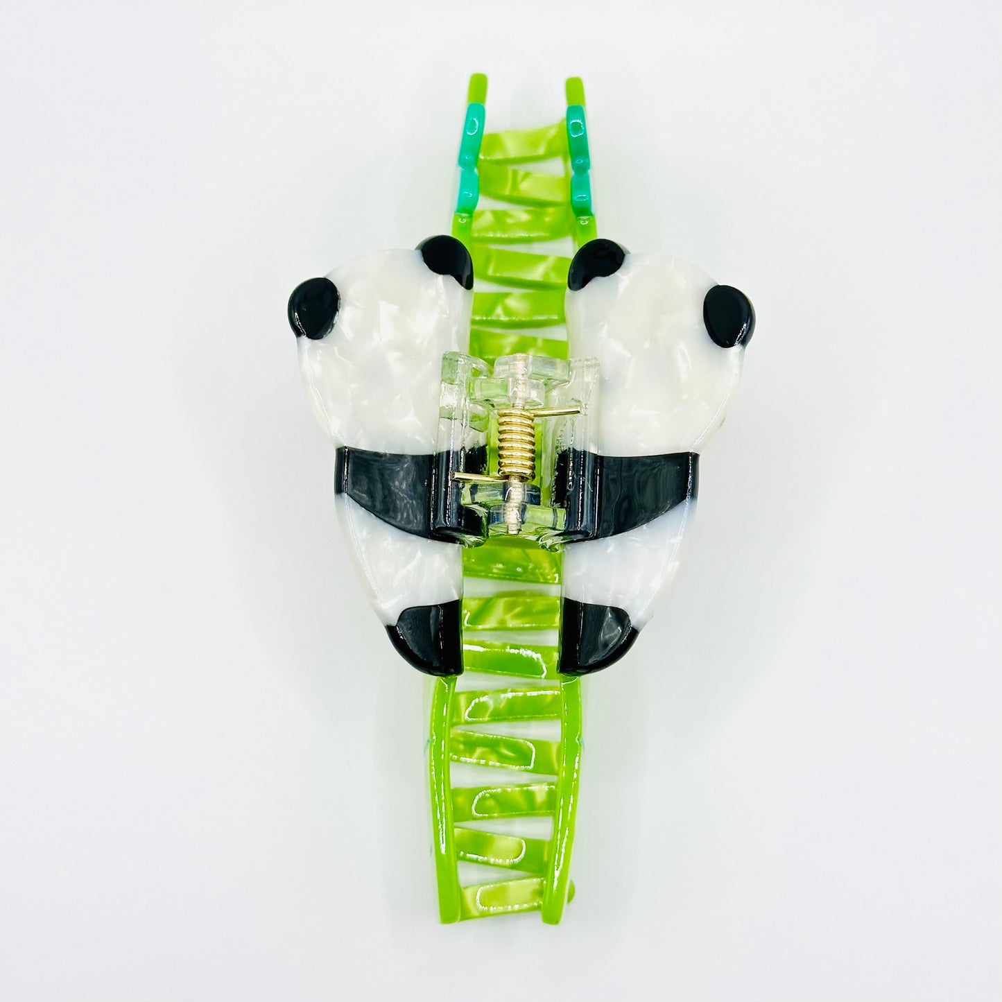 Bamboo Panda Bear Hair Claw Clip