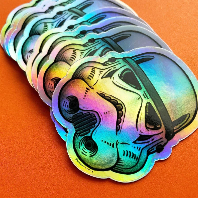Stormtrooper Illustration Sticker