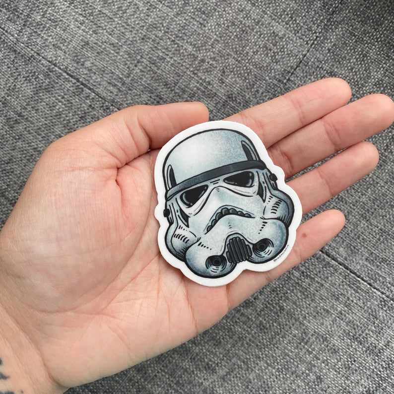 Stormtrooper Illustration Sticker