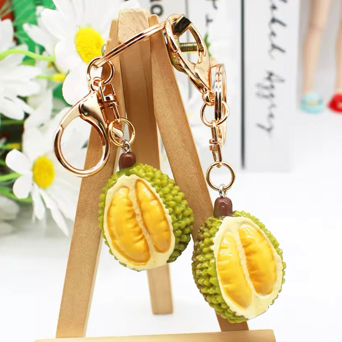 Durian Keychain