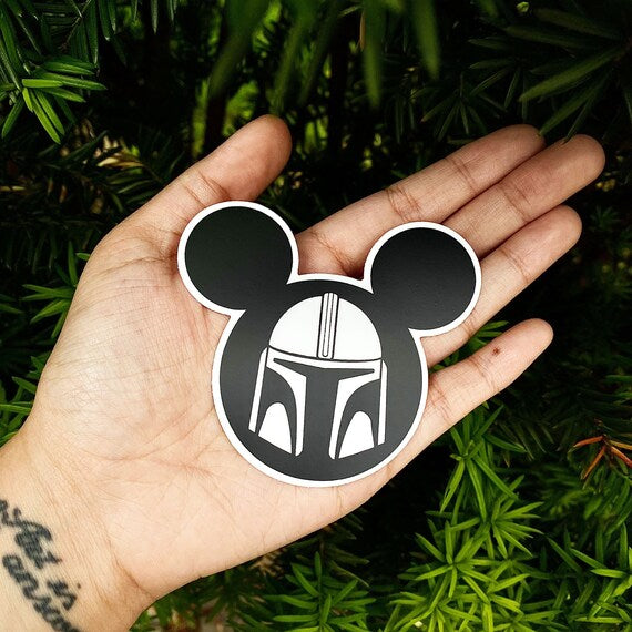 Mandalorian Mickey Sticker