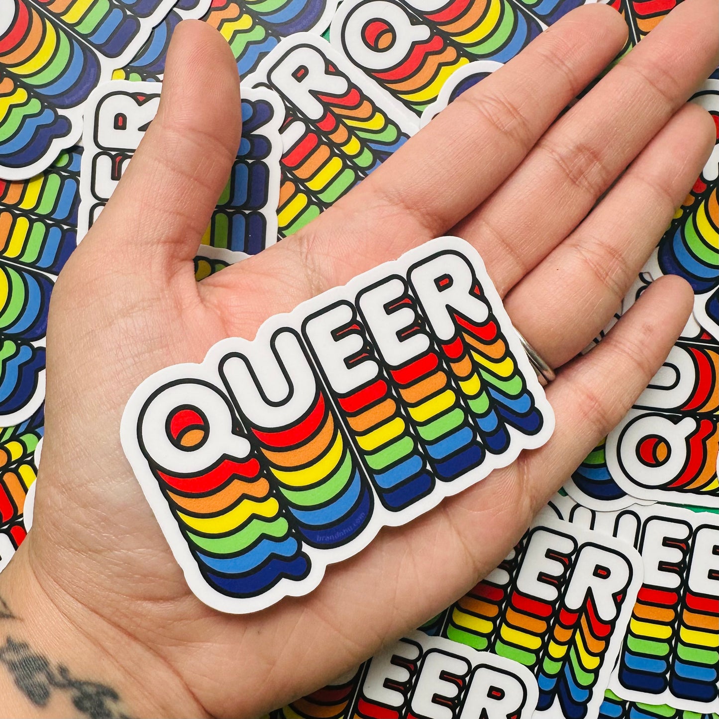Queer Rainbow Sticker