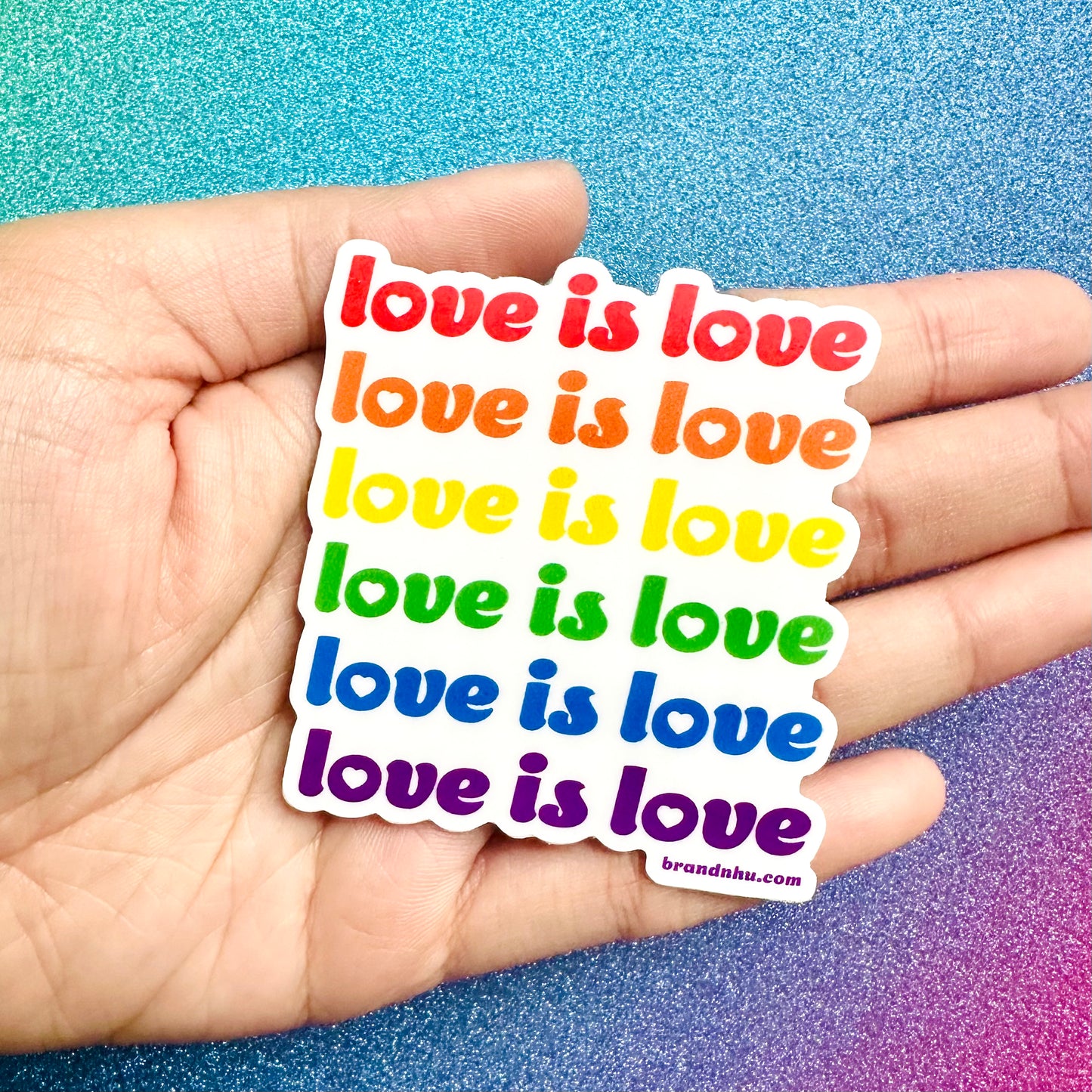 Love is Love Rainbow Sticker