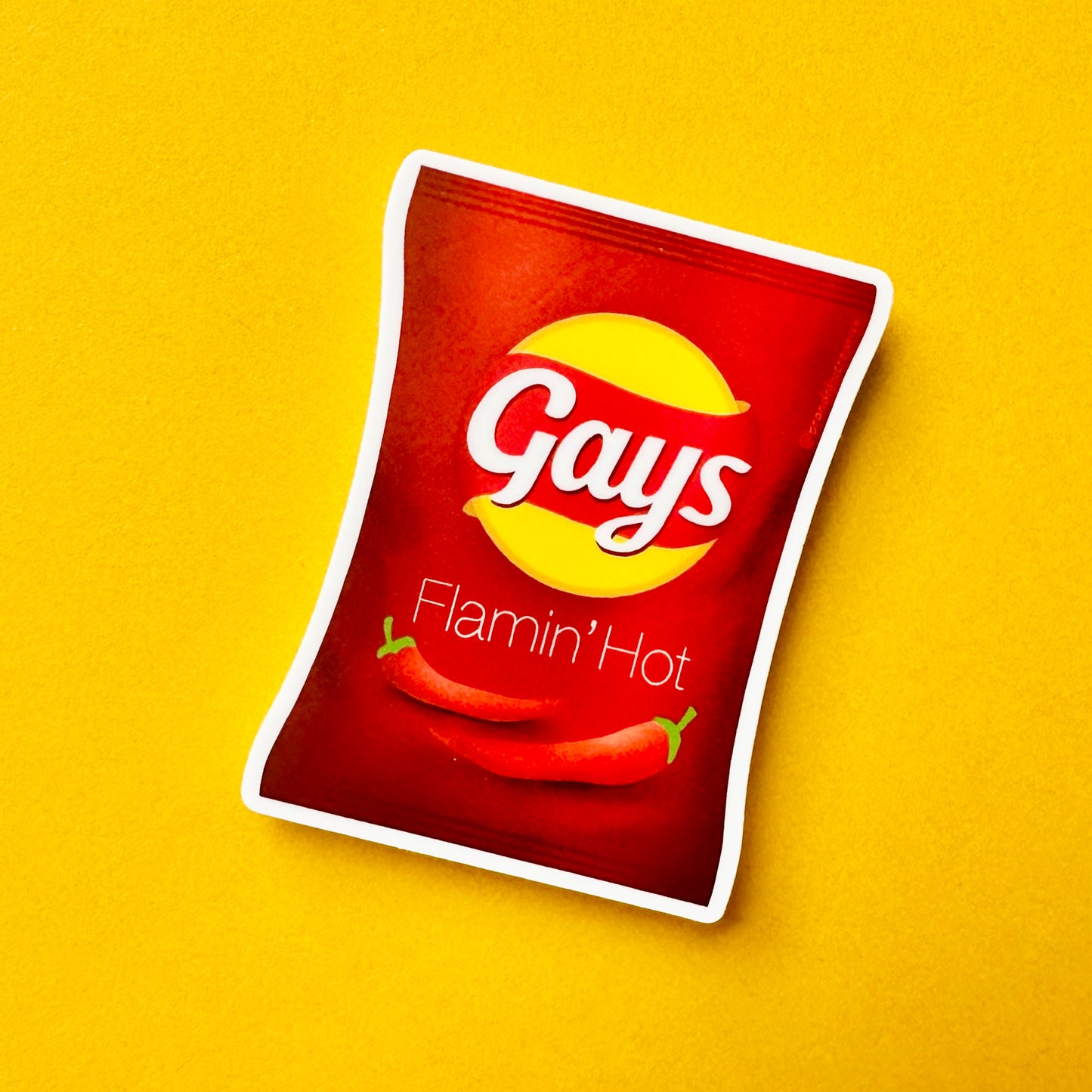 Flamin' Hot Gays Chips Sticker