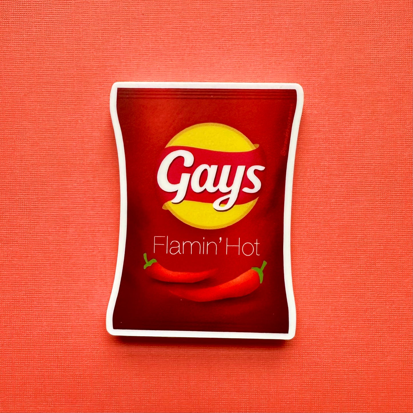 Flamin' Hot Gays Chips Sticker