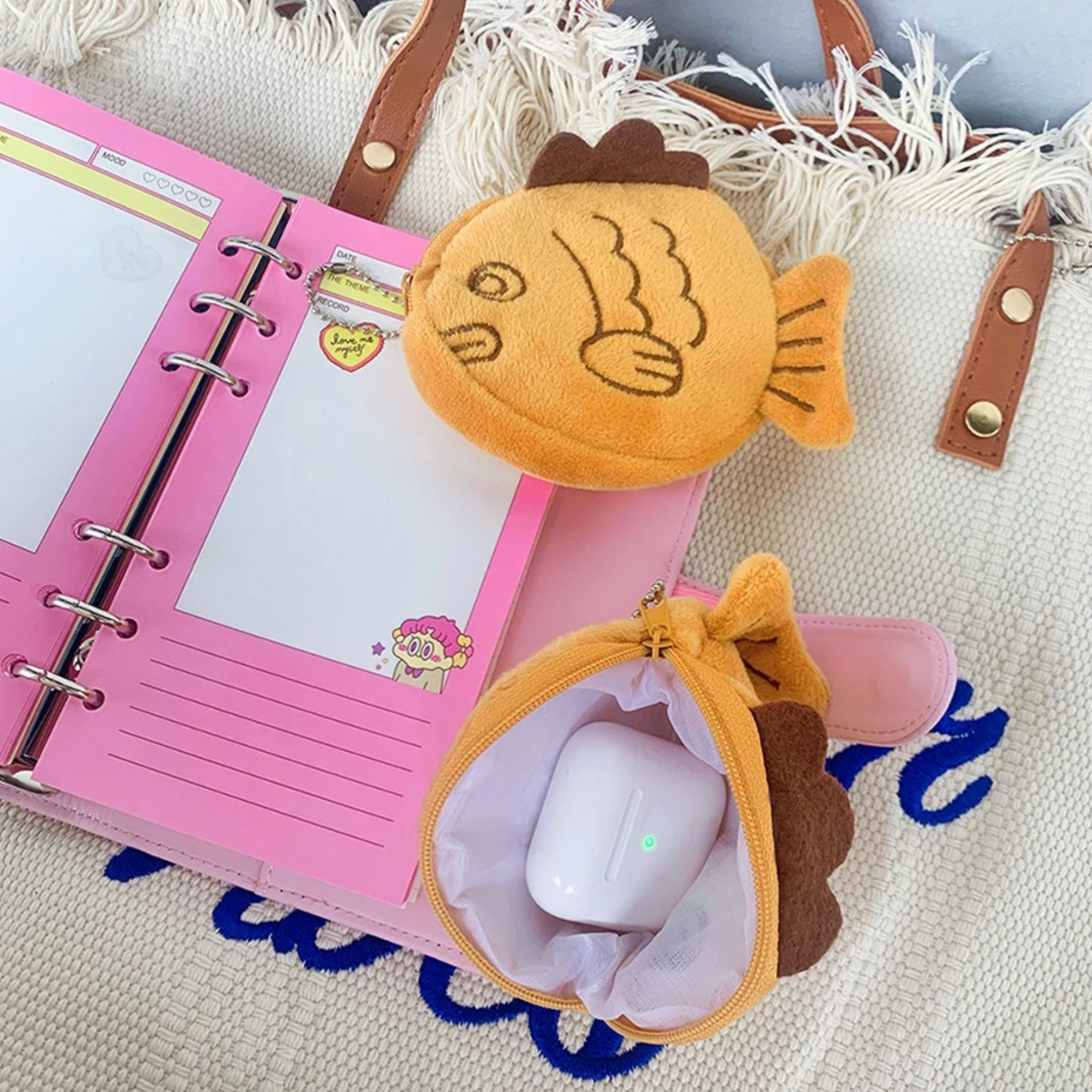 Taiyaki Fish Ice Cream Coin Purse
