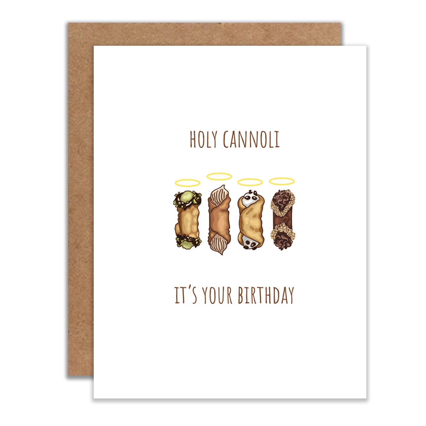 Holy Cannoli Birthday Card