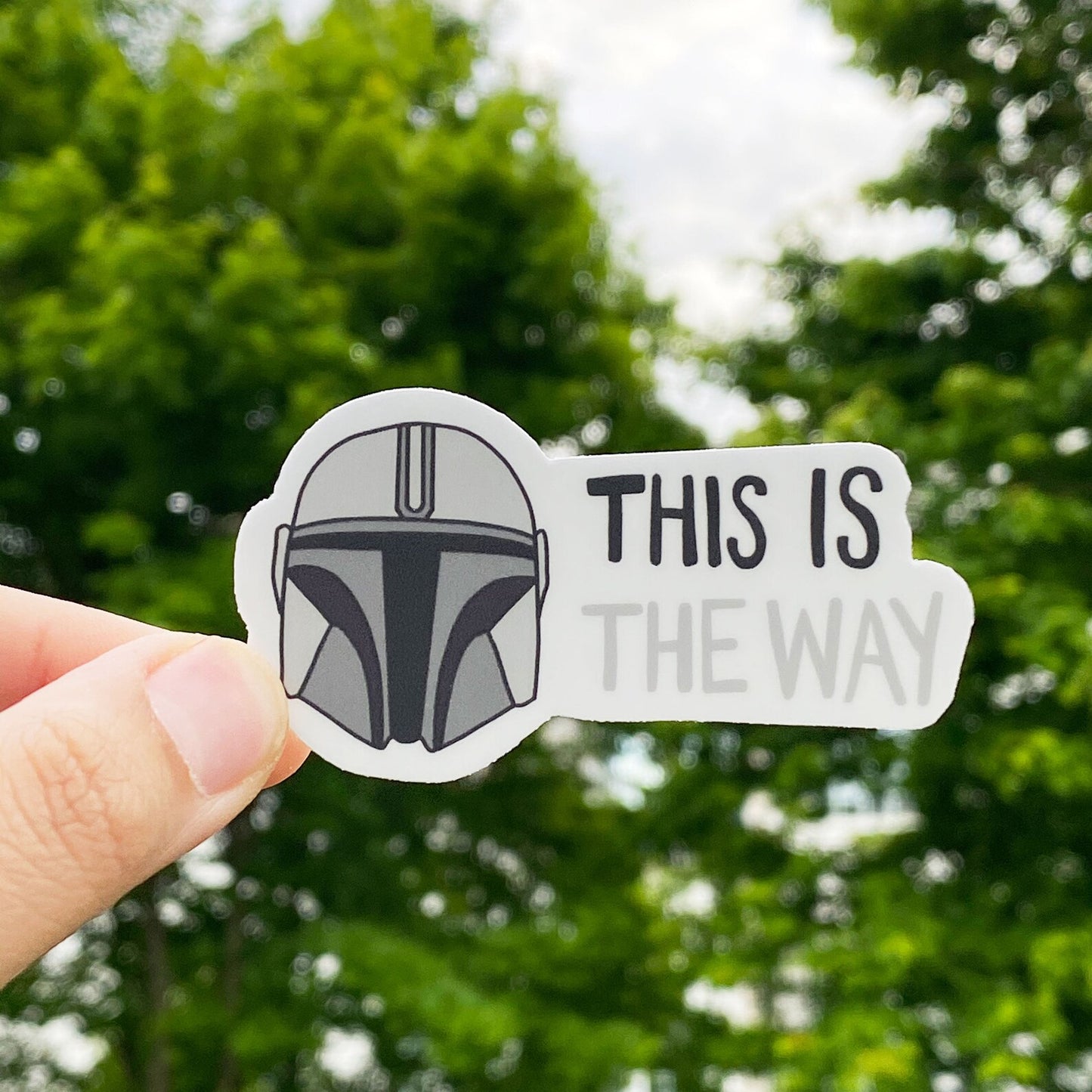 This is the Way Mandalorian Sticker