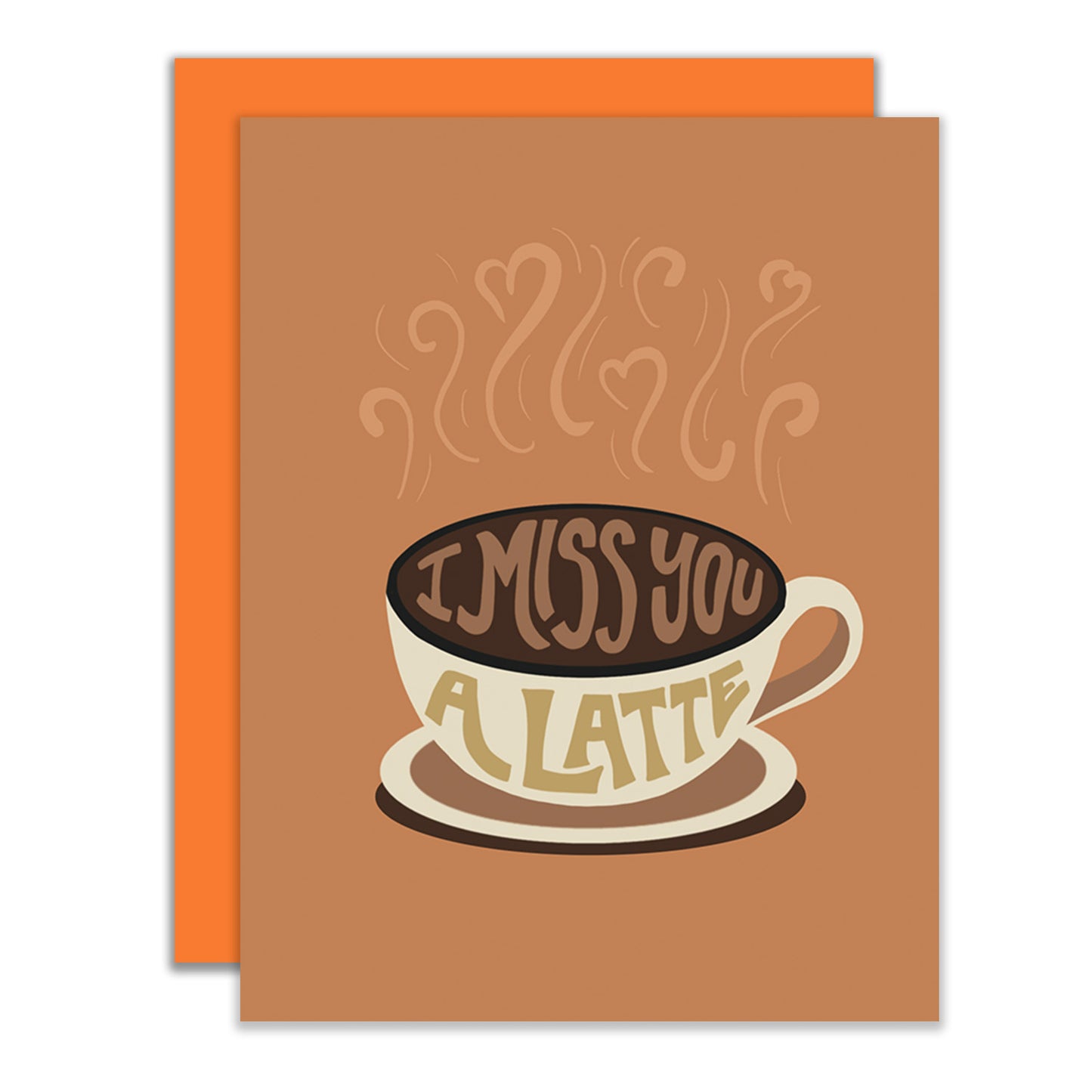 Miss You a Latte Greeting Card