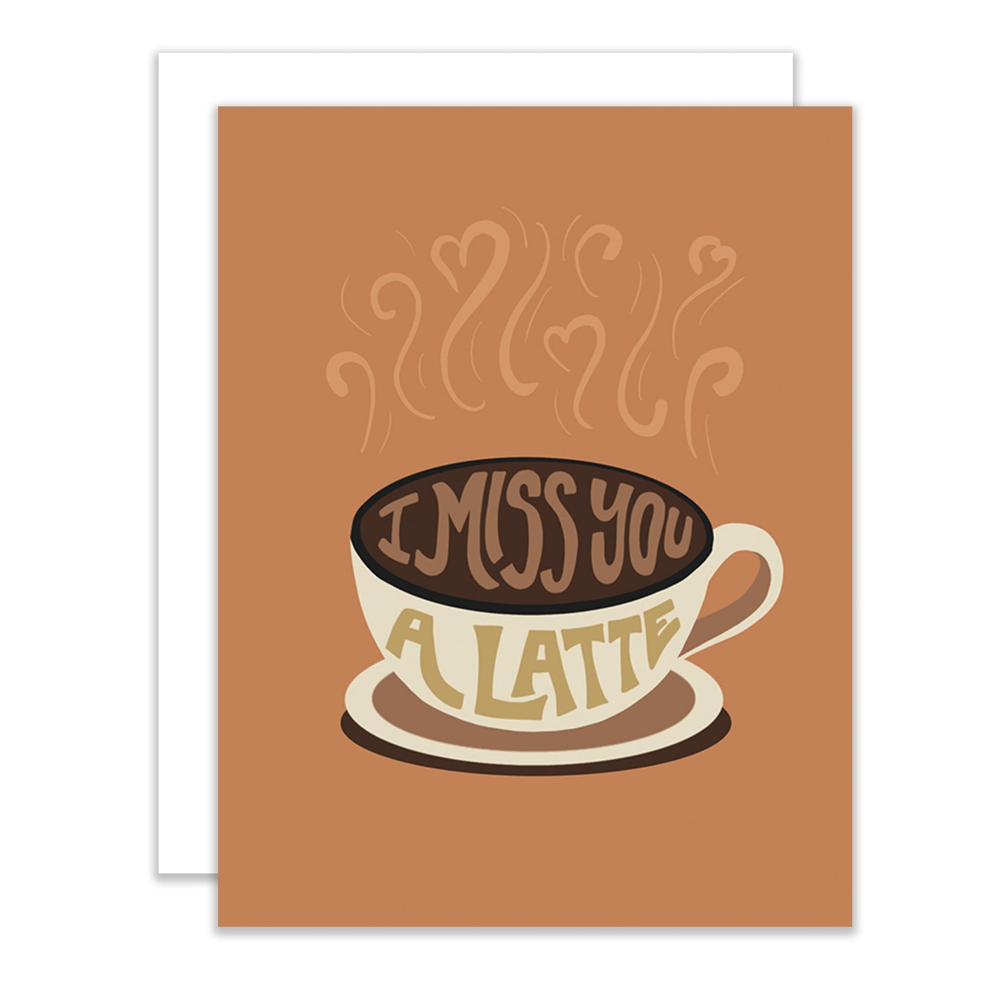 Miss You a Latte Greeting Card