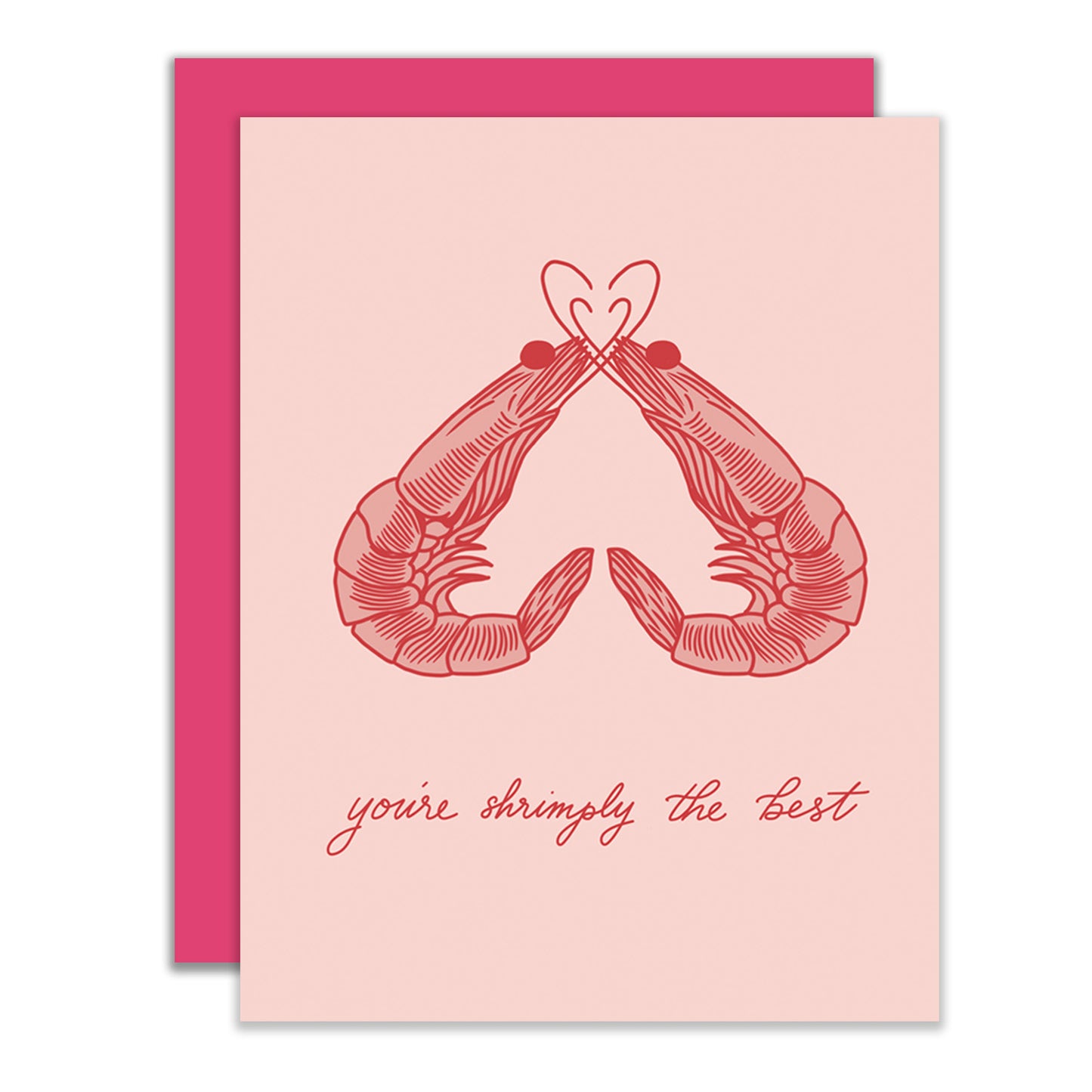 Shrimply the Best Greeting Card