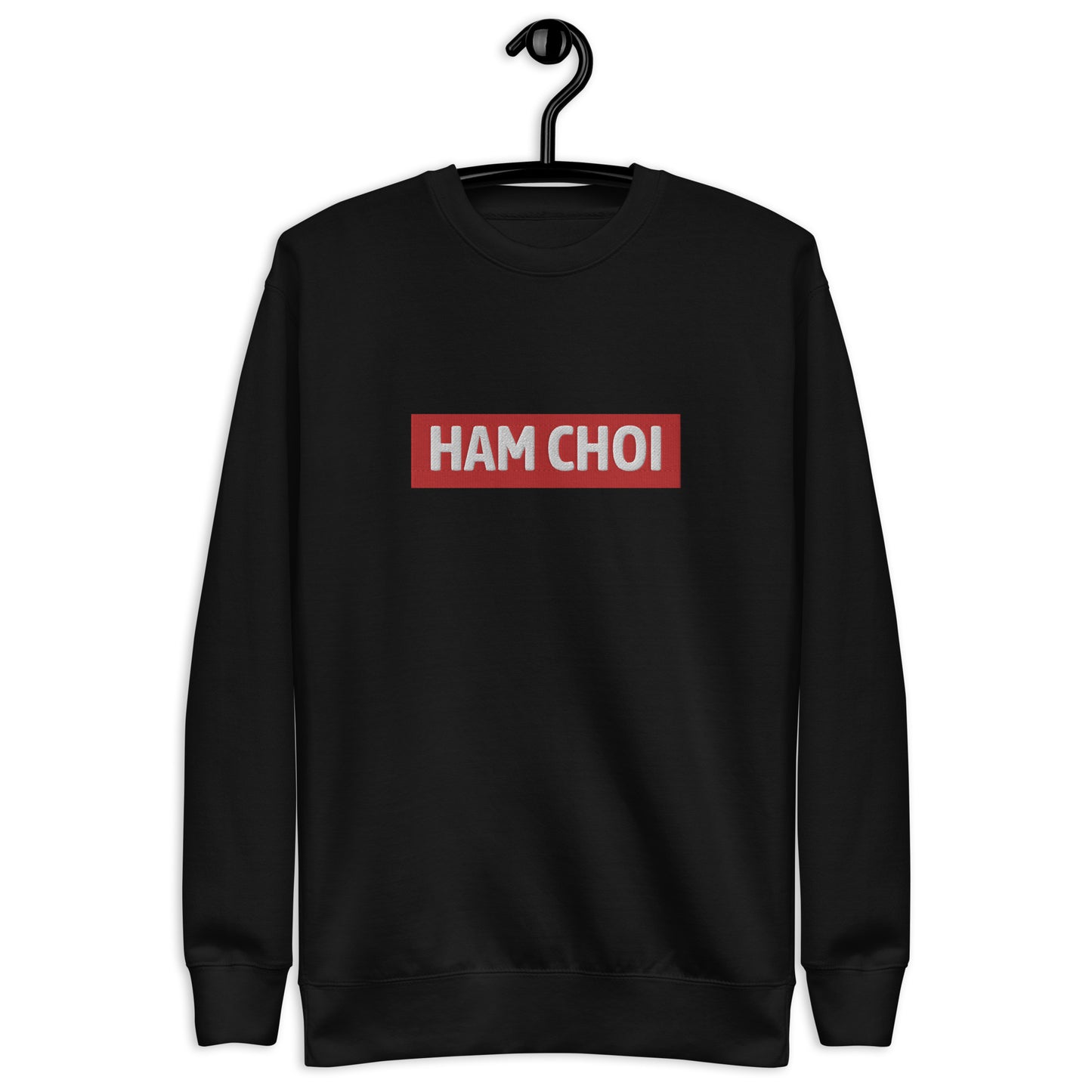 Ham Choi Embroidered Unisex Premium Sweatshirt