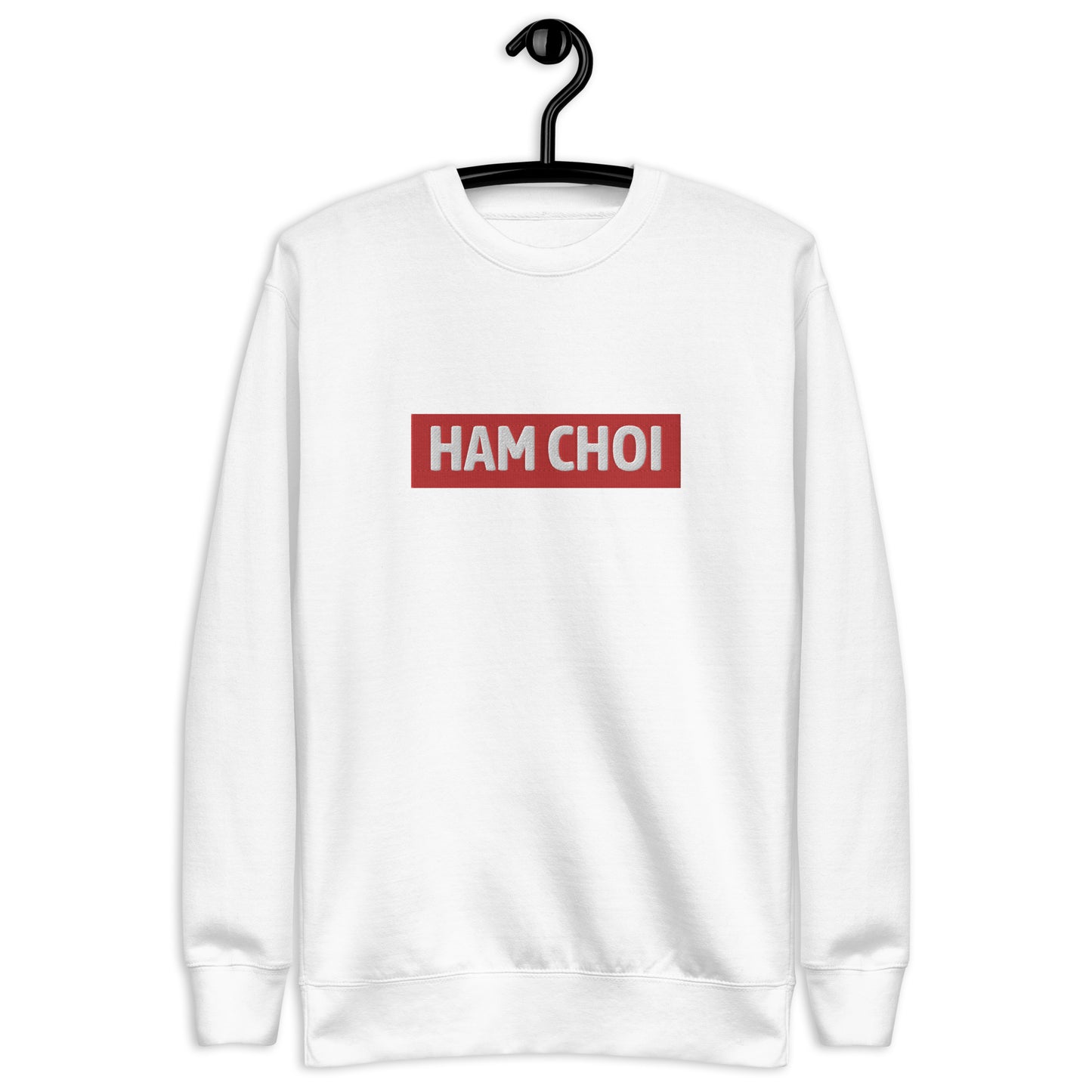 Ham Choi Embroidered Unisex Premium Sweatshirt