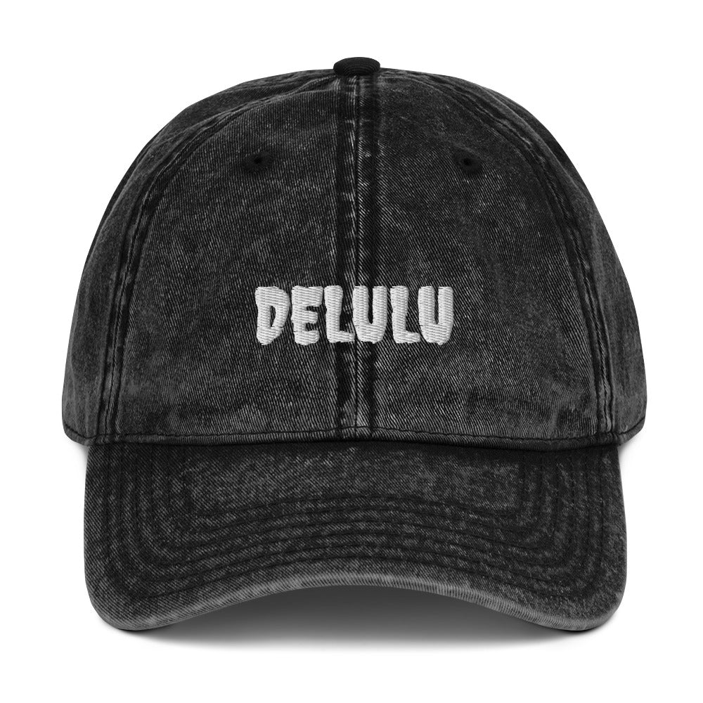 Delulu Vintage Cotton Twill Cap