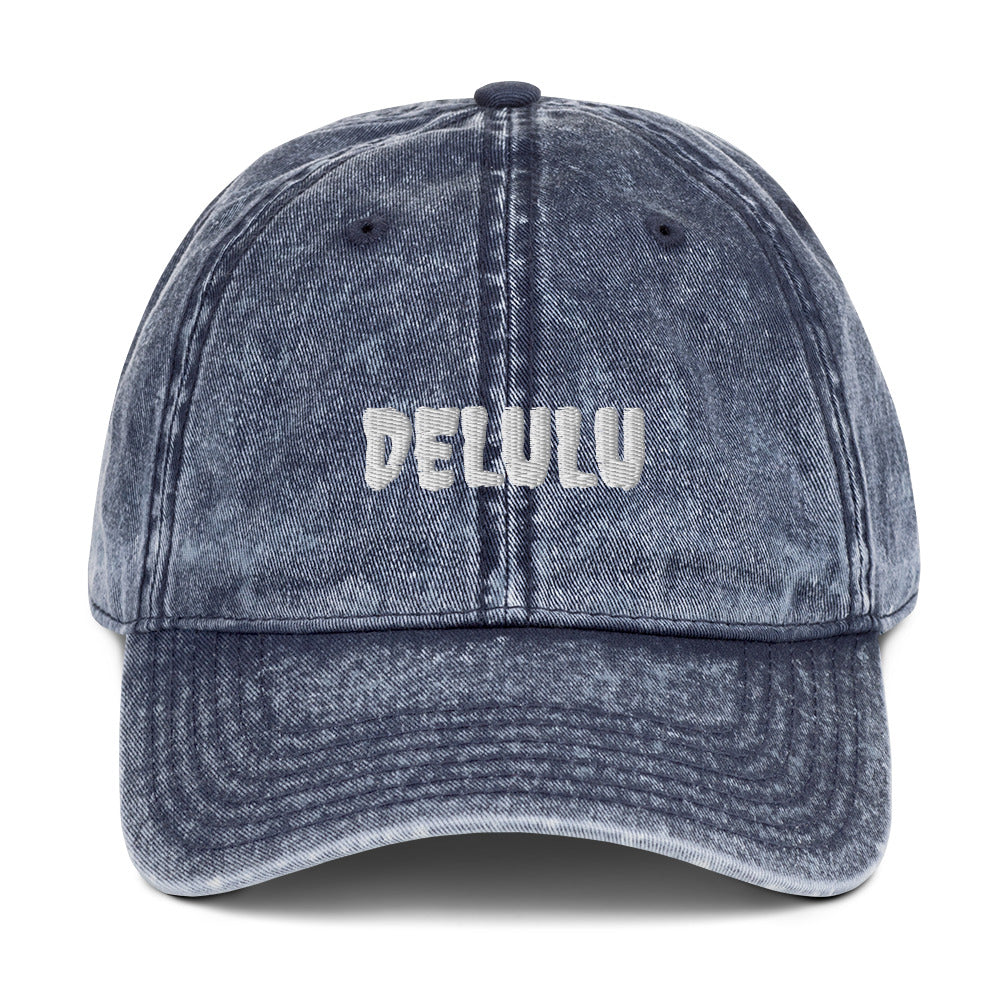 Delulu Vintage Cotton Twill Cap