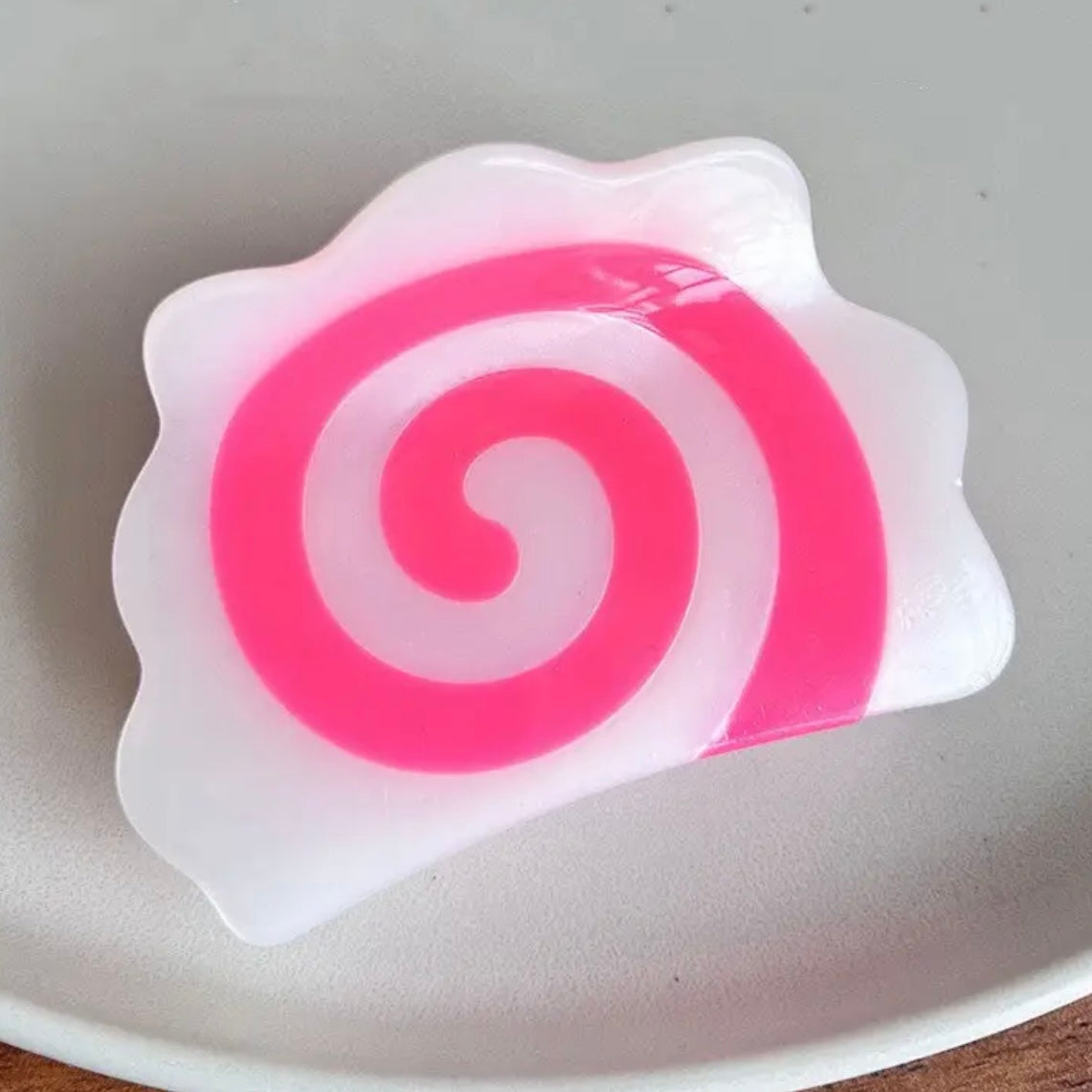 Fish Cake Kamaboko Hair Claw Clip