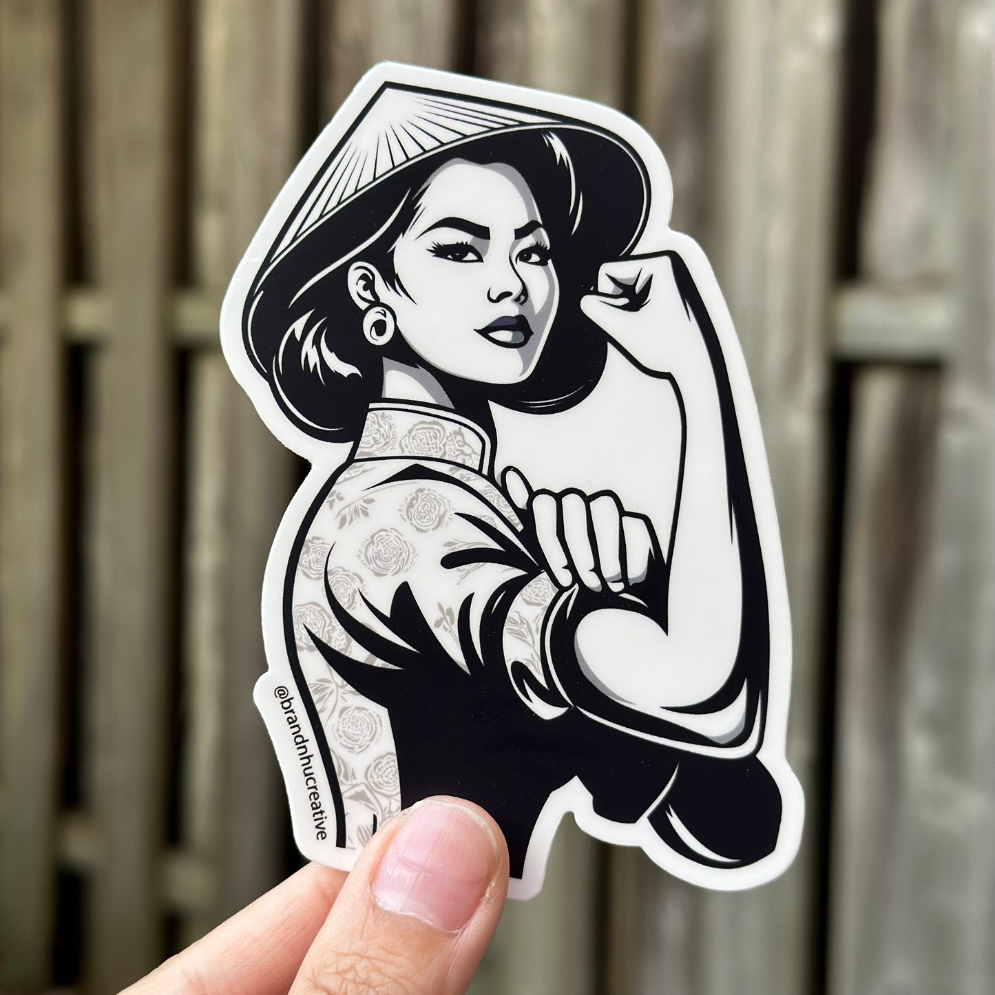 Viet You Can Do It Woman Sticker