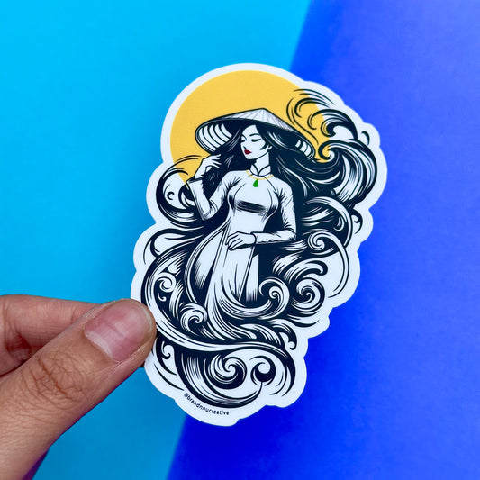 Goddess of the Moon Sticker