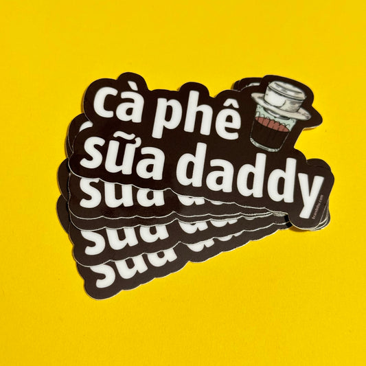 Cà Phê Sữa Daddy Sticker