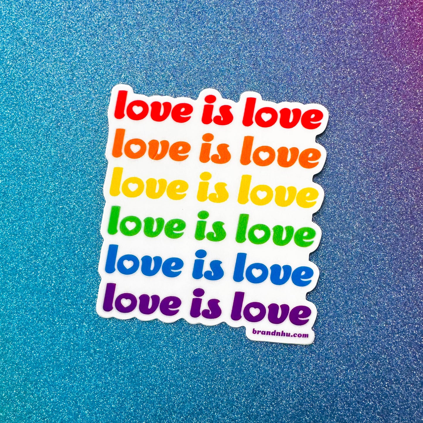 Love is Love Rainbow Sticker