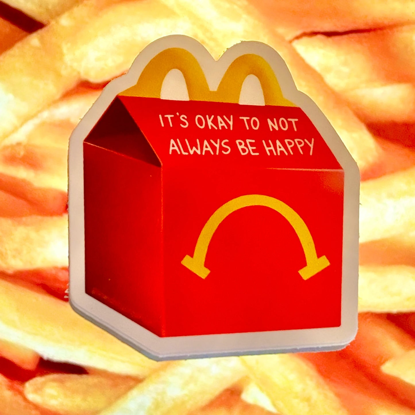 Unhappy Meal Sticker